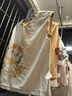 漢宮優(yōu)品寶寶套裝男寶無袖背心一歲男生衣服2歲男孩女兒童中國風(fēng)男童夏裝 砂黃 100 曬單實拍圖