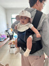 babycare腰凳嬰兒背帶寶寶外出前后抱娃神器Frap旋柄四季通用透氣極地炫光 曬單實(shí)拍圖
