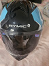 睿覓（RYMIC）摩托車頭盔全盔3C認(rèn)證專業(yè)機(jī)車騎行頭盔四季男女977藍(lán)灰飛刃3XL 曬單實(shí)拍圖