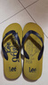 Lee人字拖沙灘拖鞋戶(hù)外穿休閑鞋超輕耐磨情侶居家涼拖鞋 芥末黃 41 曬單實(shí)拍圖