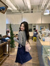 JIOESC韓系碎花連衣裙女夏秋吊帶針織女裝兩件套2025新款甜美小個子長裙 藏藍(lán)碎花吊帶裙+開衫 S （85斤—100斤） 曬單實拍圖