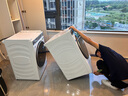 海爾（Haier）云溪3.0 洗烘套裝 10KG直驅(qū)滾筒懶人洗衣機(jī)+雙擎熱泵烘干機(jī)家用 583W+583W家電國家補(bǔ)貼 曬單實(shí)拍圖