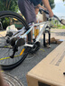 喜德盛山地自行車黑客350 X6鋁合金車架21速變速機(jī)械碟剎 白灰色15.5寸 曬單實(shí)拍圖