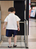 G. DUCKKIDS男寶寶套裝夏裝2025新款嬰兒洋氣時髦衣服嬰幼兒POLO衫兩件套夏季 XT-2512101 套裝 80 cm *建議19-24斤左右* 曬單實拍圖