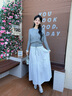 lagogo高智氣質(zhì)毛針織衫女拉谷谷2025年秋季新款收腰蕾絲灰色開衫 灰色 S 曬單實(shí)拍圖