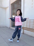 G.duck小黃鴨女童春裝套裝新款洋氣女大童裝衛衣兒童春秋運動(dòng)女孩兩件套 粉色 160 cm 適合身高155厘米左右 曬單實(shí)拍圖