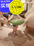 lemonkid兒童泳衣分體夏男女童游泳衣寶寶連體防曬泳裝 奶昔粉連體100 曬單實(shí)拍圖