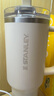 STANLEY巨無霸杯PRO吸管杯水杯保溫杯不銹鋼杯子大容量辦公1.18L-米白 曬單實拍圖
