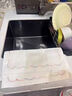 WCZ日本彩虹疏油抹布加厚棉質(zhì)不沾油廚房專用加厚全棉食品級(jí)洗碗布巾 加厚款8層【10條裝】 曬單實(shí)拍圖