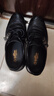 金利來(lái)（Goldlion）男鞋都市商務(wù)厚底增高皮鞋布洛克鞋G580430557AAA黑色41 曬單實(shí)拍圖