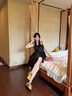 ZHR戶(hù)外運(yùn)動(dòng)鞋女頭層豬皮復(fù)古女鞋軟底通勤德訓(xùn)鞋女 CX119 黃色 37 曬單實(shí)拍圖