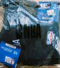 NBA襪子男士中筒休閑運動(dòng)襪秋季加厚毛圈精梳棉刺繡跑步籃球襪4雙 曬單實(shí)拍圖