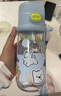 babycare兒童水杯夏季吸管杯學(xué)飲杯免擰戶外運(yùn)動直飲幼兒園上學(xué)水壺 曬單實(shí)拍圖