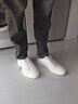 七匹狼男鞋2025秋季新款休閑百搭小白鞋子男士軟底高級感輕便一腳蹬板鞋 白色 43 曬單實(shí)拍圖