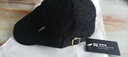 撞青春高檔鴨舌帽子男士春夏季貝雷帽女英倫復古前進(jìn)帽休閑男帽畫(huà)家帽 黑色 均碼 54-60cm 曬單實(shí)拍圖