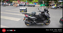 洛克兄弟踏板摩托車油箱包前置硬殼摩旅三角包NMAX PCX 佛沙 XMAX 黑色 曬單實拍圖