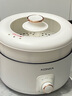 康佳（KONKA）電火鍋 家用多功能電熱鍋不粘鍋宿舍電煮鍋料理鍋5L大容量 煮面鍋 KDZG-5077-W 曬單實(shí)拍圖