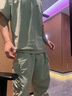 駱駝（CAMEL）男裝工裝褲男春夏季防曬涼感透氣情侶戶外闊腿傘兵褲M15BAWI037 曬單實(shí)拍圖
