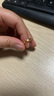周大福 四葉草素圈黃金戒指女(工費160)16號 約1.35g EOF1296禮物 曬單實(shí)拍圖