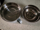 美廚（maxcook）304不銹鋼泡面碗 15cm塑鋼多用快餐杯學(xué)生飯盒 北歐藍(lán)MCFT192 曬單實(shí)拍圖