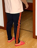 阿迪達斯 （adidas）男童B AR 3S PANT 速干錐形運動(dòng)褲 GS0354 黑色 164  曬單實(shí)拍圖
