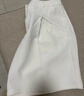 范思藍恩23FS12554百慕大短褲女新款夏天五分高腰西褲休閑褲 白色 XS 曬單實(shí)拍圖