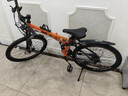 Jeep吉普自行車(chē)折疊山地車(chē)27速雙減震碟剎越野變速單車(chē)戰神橘色 曬單實(shí)拍圖