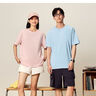 SPAO210g純棉圓領(lǐng)短款短袖T恤男女同款夏季新款舒適上衣SPDX25SD01XY 白 #純色 L 曬單實拍圖
