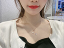 HR赫蓮娜愛心項鏈女小蠻腰心心相映吊墜鎖骨鏈送女友生日情人節(jié)禮物 雙心小蠻腰項鏈【高端禮盒】 曬單實拍圖