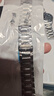 適配浪琴表帶名匠L2L4手表帶原裝款鋼帶實(shí)心精鋼蝴蝶扣弧口表鏈20 LQ-銀色 20mm 曬單實(shí)拍圖