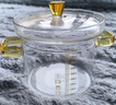 拜杰高硼硅燉盅湯碗隔水內(nèi)膽蒸蛋粥燕窩盅罐餐具帶蓋帶刻度大號(hào)400ml 曬單實(shí)拍圖