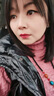 她芙（tafu）品牌女裝小香風套裝女2025春秋新款高時尚領(lǐng)毛衣高腰半身裙兩件套 粉色 L 曬單實拍圖