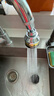 貝意品水龍頭防濺頭加長(zhǎng)延伸器過(guò)濾器嘴網(wǎng)延長(zhǎng)器增壓花灑噴頭起泡節(jié)水器 曬單實(shí)拍圖