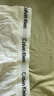 Calvin Klein內(nèi)衣男士三條裝ck提花腰邊低腰棉質(zhì)貼身防夾臀四角褲平角內(nèi)褲男 U2664998-太空黑/月光白/椰青灰 3條 S 曬單實拍圖