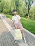 陌迪書包女生高中超大容量中學(xué)生初中生小學(xué)生4-6年級(jí)減負(fù)護(hù)脊雙肩包 嫩芽綠【送小月亮掛件】 曬單實(shí)拍圖