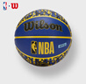 威爾勝（Wilson）官方NBA聯(lián)名球隊涂鴉系列7號球勇士湖人隊橡膠室外籃球送禮物 NBA勇士隊版本-WZ4024510CN7 曬單實(shí)拍圖