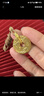 京工美作古法黃金吊墜足金999金魚平安扣項(xiàng)鏈女款送老婆七夕禮物12.71g 曬單實(shí)拍圖
