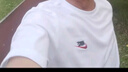 耐克（NIKE） t恤短袖男士2025夏季跑步訓練健身運動衫透氣休閑圓領半袖 純棉AR4999-100白紅刺繡小標 L 175/建議體重130-150斤 曬單實拍圖