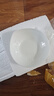 玉蝶白色骨瓷味碟簡約小菜商用餐廳小號(hào)小吃家用蘸料調(diào)料水滴陶瓷碟子 4.5英寸水滴味碟 曬單實(shí)拍圖
