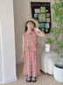 FIDQIOG品牌女童夏款多巴胺童裝洋氣新款夏季衣服 玫紅色 110 cm 曬單實(shí)拍圖