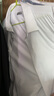 威可多（VICUTU）男士潮流短袖襯衫夏季通勤親膚舒適休閑百搭商務(wù)襯衣 白色 43 曬單實(shí)拍圖