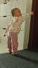歡喜小熊6個(gè)月-3歲嬰兒外套女寶寶夏季薄款純棉連帽遮陽上衣男童衣服 曬單實(shí)拍圖