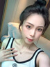 QUAMERAS&LA莫比烏斯環(huán)彩金項鏈女2025新款高級感生日情人節(jié)禮物送女友 18K金項鏈+鑲嵌真鉆 曬單實拍圖