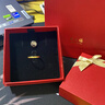 周六福碎碎冰足金999黃金戒指女生日禮物 計(jì)價(jià)A0113247 14號(hào) 約1.9g  曬單實(shí)拍圖