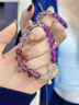 La Martina紫水晶手鏈女士水晶手串女生款轉運珠考研上岸配飾畢業(yè)禮物 九紫離火手串 曬單實(shí)拍圖