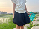 LUSON陳大豬童裝女童裙子夏季2025新款女孩泡泡裙兒童半身裙短款 曬單實(shí)拍圖