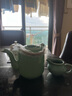 涵青堂青瓷大號提梁壺涼水壺 龍泉陶瓷家用茶具套裝 泡茶壺冷水壺耐高溫 梅子青銅提梁 曬單實(shí)拍圖