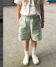 班尼路女童短褲夏季女孩洋氣花苞腰短款褲子兒童夏裝純棉透氣五分褲外穿 曬單實拍圖