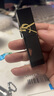 圣羅蘭（YSL）黑管鏡面愛心唇釉442口紅滋潤化妝品生日禮物女送女友 曬單實拍圖