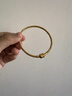 特價(jià)手繩生生手鏈黃金色轉運珠女馬卡龍鋼絲繩情侶防水配繩 3mm金色【孔徑大于4mm可穿】 19cm 曬單實(shí)拍圖